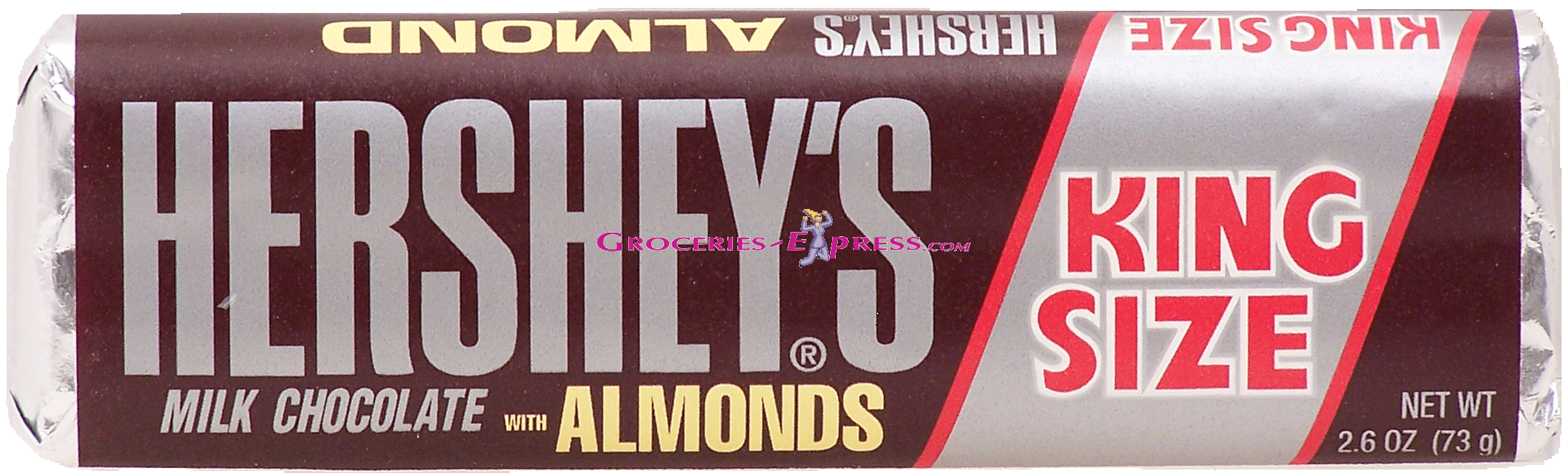 Hershey's  king size milk chocolate with almonds candy bar Full-Size Picture